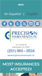 Mobile Screenshot of precisionfamilyhealth.com